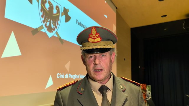 Vigili del fuoco volontari del Trentino, il presidente Maturi