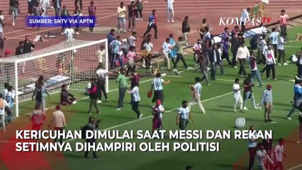 Detik-Detik Kericuhan saat Acara Lionel Messi Jumpa Penggemar di Kolkata India