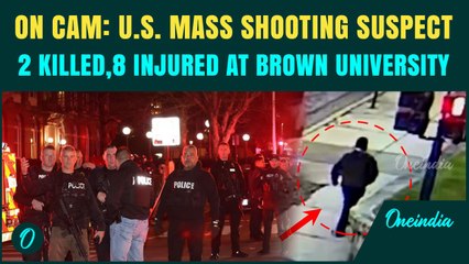 FIRST VISUALS of Brown University Shooting Suspect: FBI Releases Footage| 2 KILLED, 8 Injured in U.S
