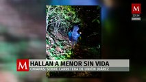 Localizan sin vida a menor reportado como desaparecido en Chiapas