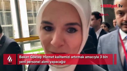 Bakan Göktaş duyurdu! 3 bin yeni personel alımı yapılacak