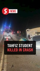 Tahfiz student dies in Pekan crash