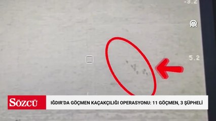 Iğdır’da göçmen kaçakçılığı operasyonu: 11 göçmen, 3 şüpheli