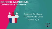Conseil Municipal de Bessancourt - 11/12/2025 - Partie 1