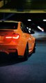 BMW car orange color video