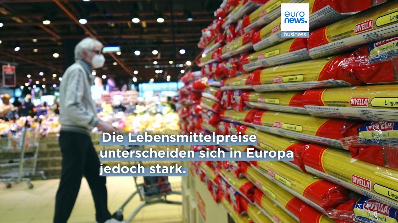 Lebensmittelpreise in Europa: Wo ist es am teuersten?