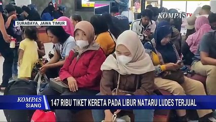 Tiket Kereta Nataru Daop 8 Surabaya Laris, Puncak Keberangkatan Diprediksi 28 Desember