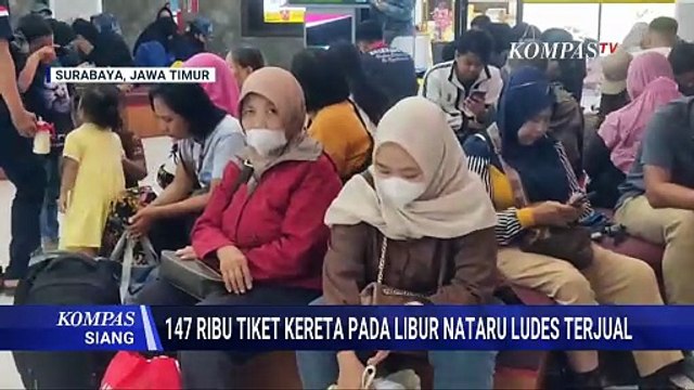 Tiket Kereta Nataru Daop 8 Surabaya Laris, Puncak Keberangkatan Diprediksi 28 Desember