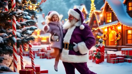 Santa & Baby Girl’s Magical Christmas Dance