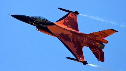 F -16 RNLAF solo display 🤩🎬BA 721 Rochefort🎬🤩