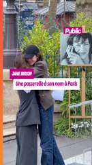 Grosse émotion de Charlotte Gainsbourg et Lou Doillon à l'inauguration d'une passerelle au nom de leur mère Jane Birkin