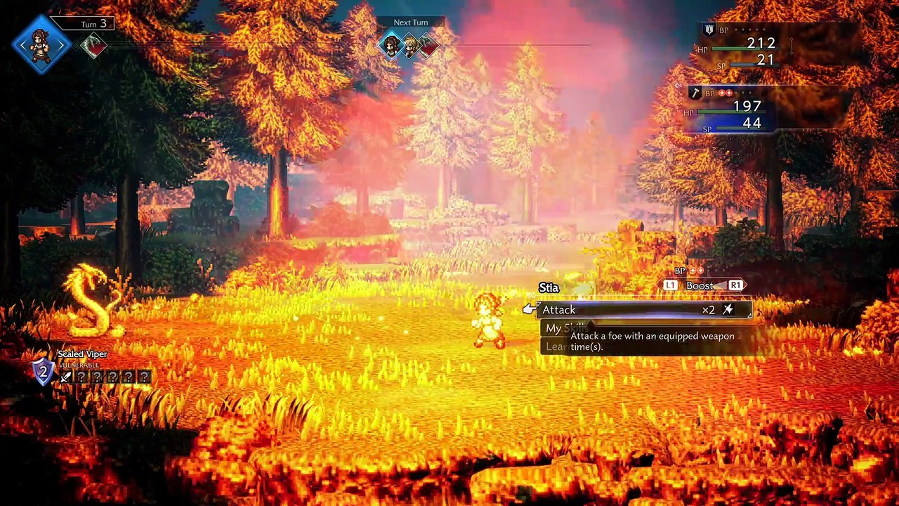 OCTOPATH TRAVELER 0 - rendimiento en PS5