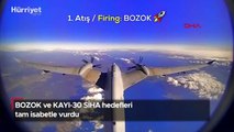 BOZOK ve KAYI-30 SİHA hedefleri tam isabetle vurdu!