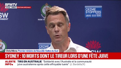 Fusillade à Sydney: le Premier ministre évoque une "attaque terroriste" qui a visé "la communauté juive"
