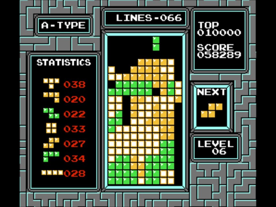 Tetris (USA) - Actual Framerate Fret #5