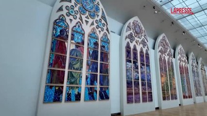 Svelate le nuove vetrate di Notre Dame