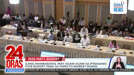 Ilang mambabatas, may agam-agam sa ipinasang P33B budget para sa farm-to-market roads | 24 Oras Weekend