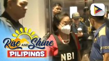 Sarah Discaya, pansamantalang pinakawalan ng NBI para dumalo sa pagdinig ng kanyang kaso sa Malabon City