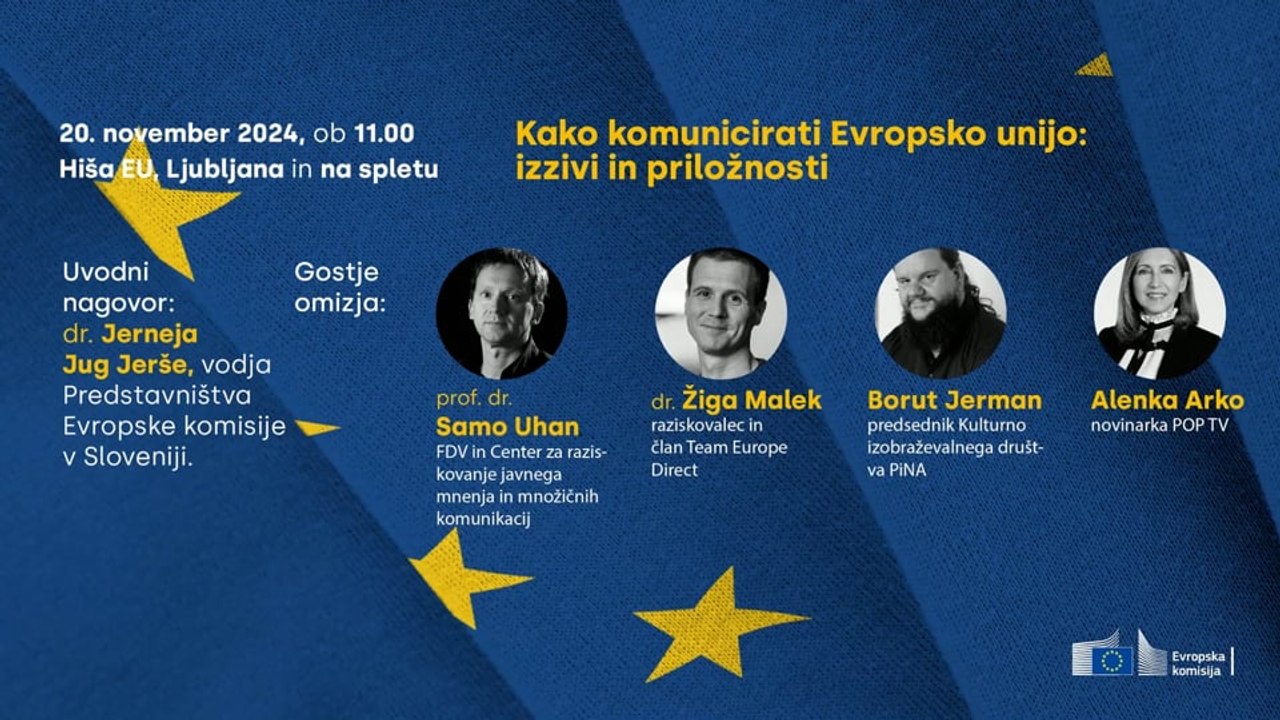 Kako komunicirati Evropsko unijo: izzivi in priložnosti