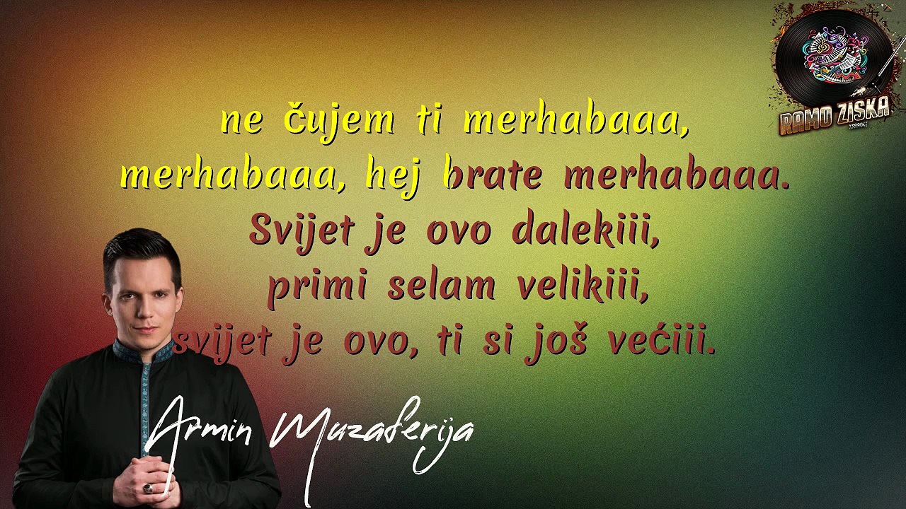 Armin Muzaferija - Hadžija Karaoke