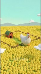 One Hen, Endless Chicks 😱🐔 ✅ BEST#ai #save #cartoon #viral video