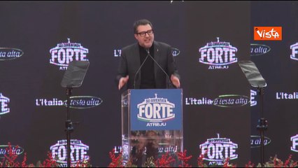 Salvini ad Atreju: Con Meloni amicizia che va oltre programmi elettorali