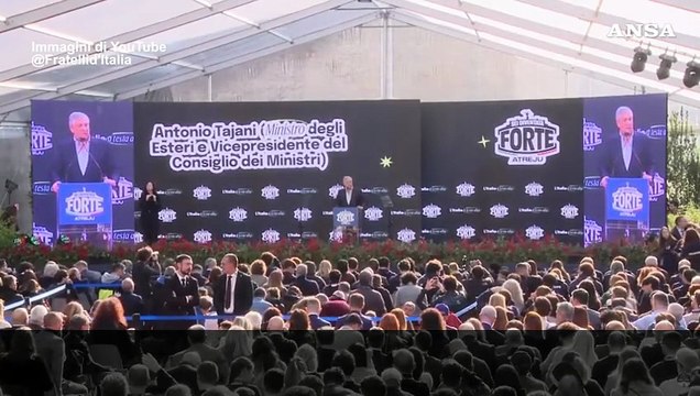 Tajani: Unici in Ue sempre con stesso ministro degli Esteri e stesso premier