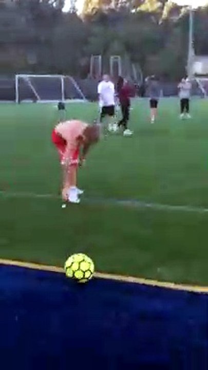 Justin Bieber Playing Soccer In UCLA