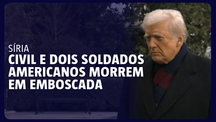 Civil e dois soldados americanos morrem em emboscada na Síria
