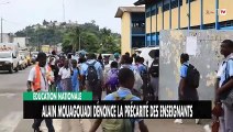 [#Reportage] Education nationale : Alain Mouagouadi dénonce la précarité des enseignants et sonne la fin des promesses