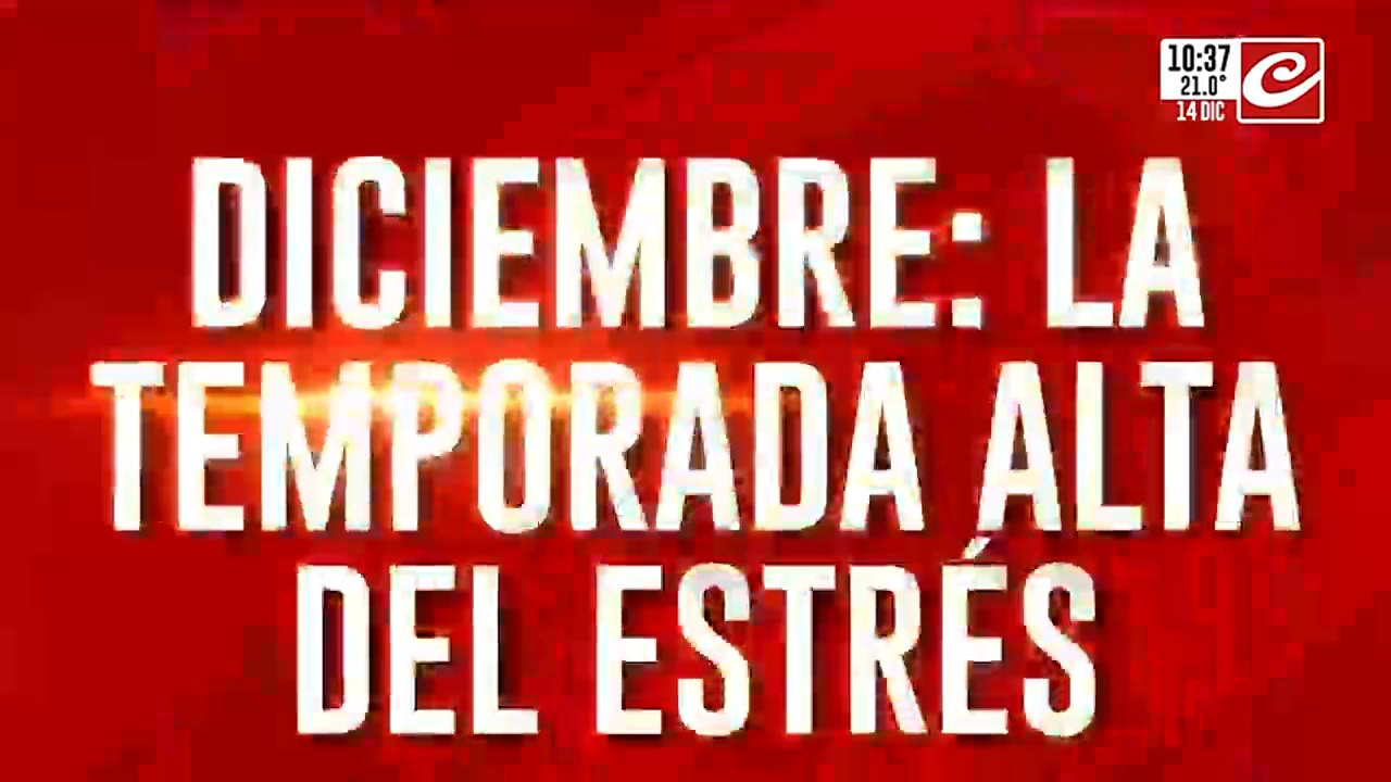 Diciembre: la temporada alta en estres