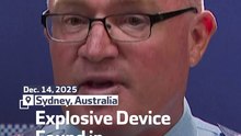 Explosive Device Found in Bondi Case