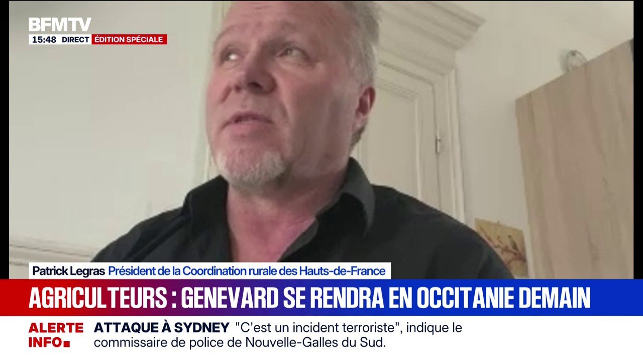 Crise agricole: "On aurait dû commencer à vacciner en août", estime Patrick Legras, président de la Coordination rurale des Haut-de-France