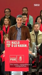 Pedro SÁNCHEZ, en un MITIN en Extremadura: "Merece la pena GOBERNAR en circunstancias COMPLEJAS"