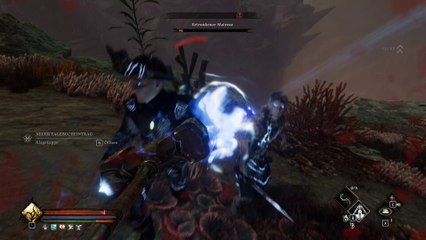 Wir umarmen ein Fischportal und holen dann den ganz großen Hammer raus - Gameplay aus Tainted Grail: The Fall of Avalon - Sanctuary of Sarras