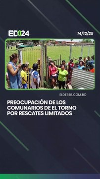 Preocupación de los comunarios de El Torno por rescates limitados