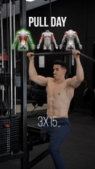 #Full pul workout !! #(back biseps rear delt)