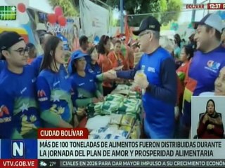 Más de 2 mil familias de Bolívar fueron favorecidas con el Plan Amor y Prosperidad Alimentaria