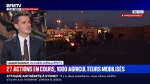 Crise agricole: 1.000 agriculteurs mobilisés dans 27 actions en cours partout en France