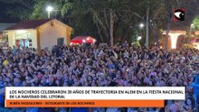 Los Nocheros celebraron 40 años de trayectoria en la Fiesta Nacional de la Navidad del Litoral