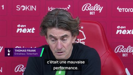 Frank : « Perdre de cette façon, c'est frustrant » - Foot - Premier League