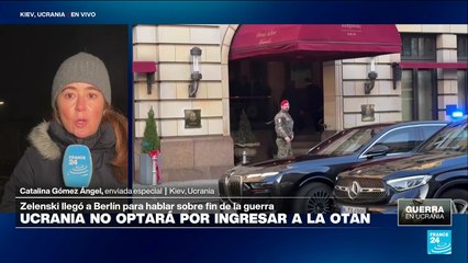 Informe desde Kiev: Zelenski pide garantías de seguridad a cambio de no entrar en la OTAN