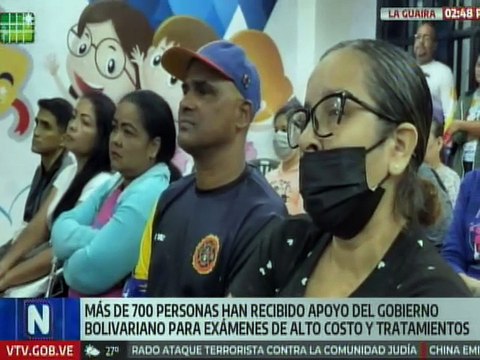 La Guaira | Gobierno regional beneficia a más de 700 pacientes con exámenes de altos costos y medicamentos