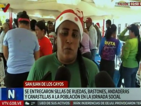 Falcón | Habitantes de San Juan de los Cayos son favorecidos con la Ruta del Bienestar Social