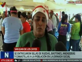 Falcón | Habitantes de San Juan de los Cayos son favorecidos con la Ruta del Bienestar Social