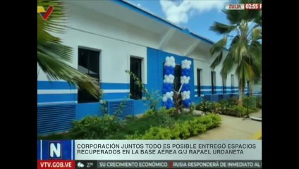 Corporación Juntos Todo es Posible recuperó espacios en la Base Aérea G/J Rafael Urdaneta