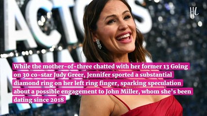 Jennifer Garner Sparks Engagement Speculation With Diamond Ring On Left Hand