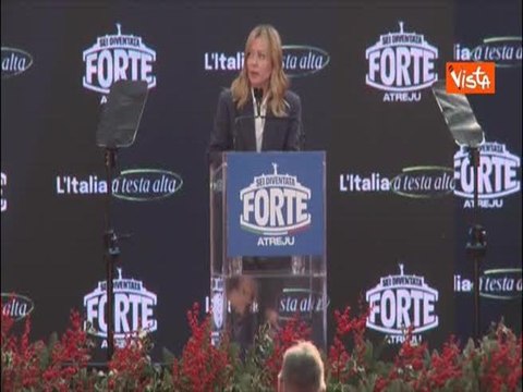 Meloni ad Atreju: “Ringrazio Schlein, col suo nannimorettismo ha fatto parlare di noi”