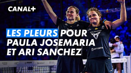 L'émotion était immense pour la paire la plus titrée du padel féminin