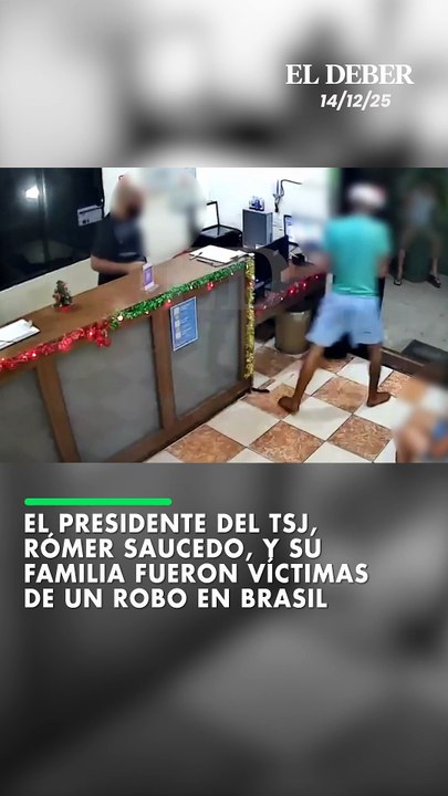 El presidente del TSJ, Rómer Saucedo, y su familia fueron víctimas de un robo en Brasil